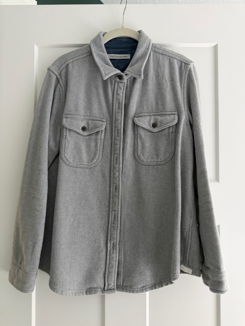 Outerknown Women’s Grey Blanket Shirt